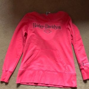 Hooded Harley Davidson sweatshirt